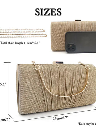 Pahajim Borse a tracolla Pochette glitterate da donna Borse da sera scintillanti Borsa con paillettes per matrimonio, festa, data, ballo di fine anno