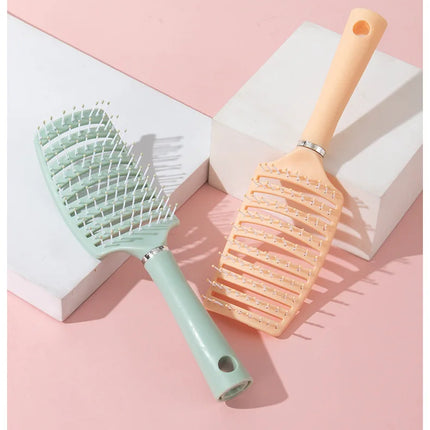 1pc anti-static massage brush  women's hair and scalp massage comb - straight hair professional tool Special for real hair wigs