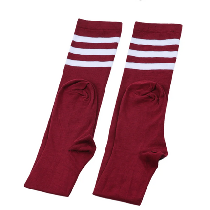 1 paio di calzini alti alla coscia da donna taglie forti per cosce spesse calze autoreggenti in maglia a righe spesse extra lunghe e allargate