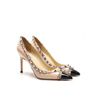 Tacchi Alti con Rivetti alla Moda 2026, Tacchi Alti Bicolore, Tacchi a Spillo da Donna, Scarpe Singole, Scarpe da Donna Sexy a Punta platinumshop