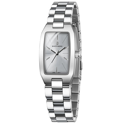 SAPPHEROLuxury Orologio da donna Cinturino in acciaio inossidabile Orologio impermeabile Quadrante ultrasottile Orologio da donna semplice alla moda Orologio accurato platinumshop