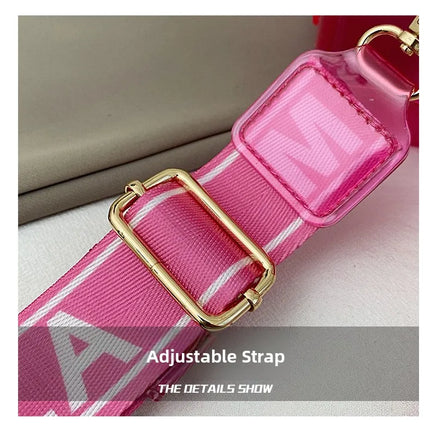 2025 Transparent PVC Beach Bag, Korean Style, Fresh and Sweet Silicone Shoulder Bag, Medium Size with Zipper Closure