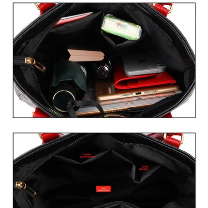 Ladies Large Capacity Leather Shoulder Bag 2025 New Style Urban Simple Tote Bag Women's Single Shoulder Bag Daily Match PlatiNum