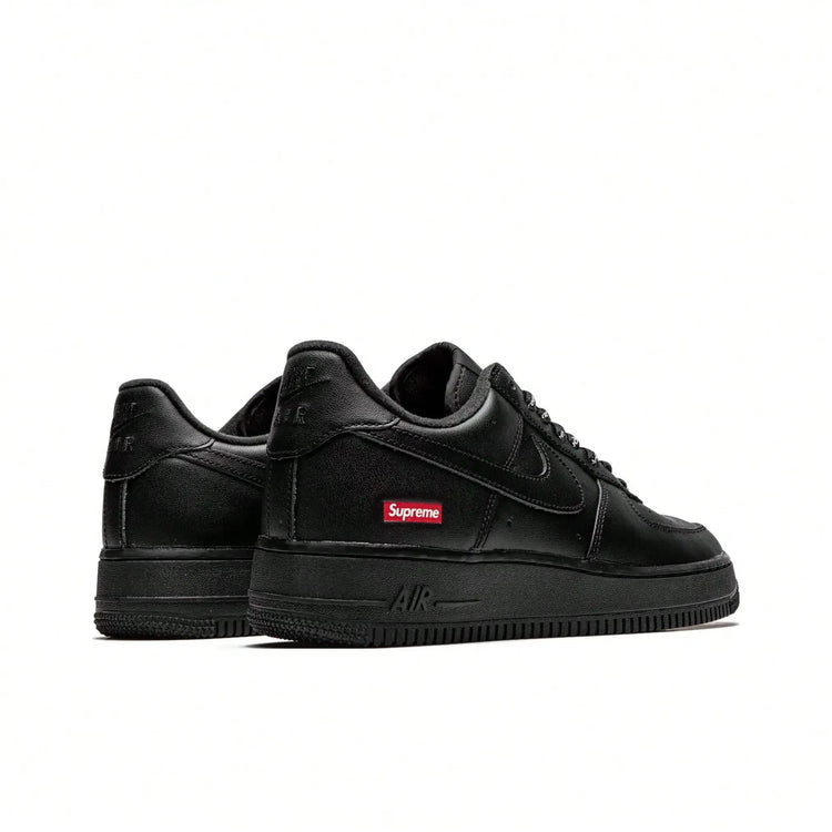 Nike * Air Force 1 Box Logo Fashion Low-Top Sneakers Unisex Black CU9225-001
