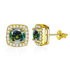 FB Or - Vert / 0,5 ct Zircon SANS TRAITEMENT