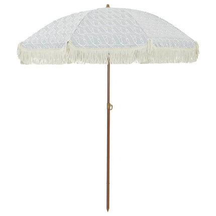 Ombrellone da Spiaggia Inclinabile 160x160cm in Poliestere e Acciaio, Portatile, Regolabile, Anti-UV per Giardino e Terrazza
