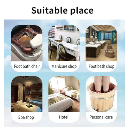 1200Pcs/Carton Disposable Foot Tub Pedicura Chair Plastic Pedicure Liners Spa Liners Bags for Spa Pedicure Chair