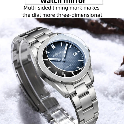 ADDIESDIVE Luxury Men's Automatic Watch Sapphire Glass Japan 8215 Mechanical Watch BGW9 Super Luminous Men Analog Watches AD2533