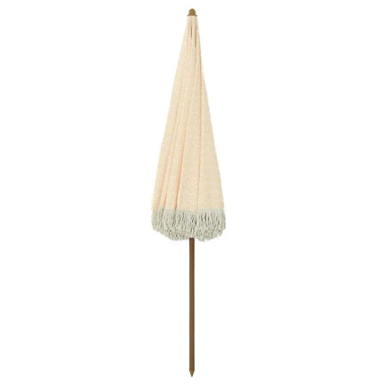 Parasol de plage jaune et blanc, 160x160 cm, inclinable, résistant aux UV, léger et portable, idéal pour le jardin et la terrasse