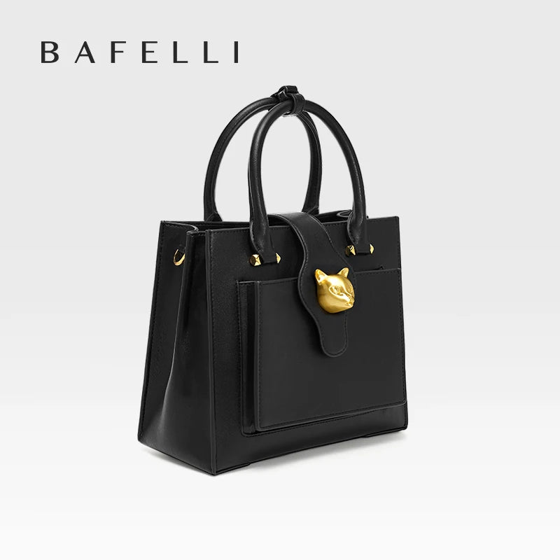 BAFELLI 2025 NUOVA BORSA DA DONNA CAT LUSSO IN PELLE FASHION BUSINESS Spalla Elegante CASUAL CROSSBODY FEMALE BORSA UFFICIALE LADY