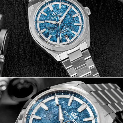 AddiesKIN K006 Men Watch BGW9 Luminous 20Bar Waterproof Ice Crystal Titanium Dial Sapphire Glass 9015 Mechanical Automatic Watch