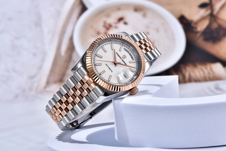 PAGANI DESIGN quadrante smaltato 2025 nuovi orologi da uomo DD36 argento oro orologio automatico di lusso da uomo orologio da polso meccanico impermeabile