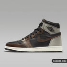 Scarpe da basket alte Nike AIR JORDAN 1 autentiche da uomo 555088-033 platinumshop