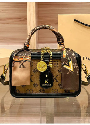 Brand Women's Bag 2025 New Style Light Luxury Western Style High Quality Handbag Designer Casual Versatile Crossbody Bag PlatiNum