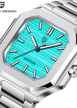 PDYS019 PAGANI DESIGN Orologi da polso al quarzo da uomo TMI VH31 37MM 10Bar Impermeabile 316L Acciaio inossidabile di lusso Zaffiro