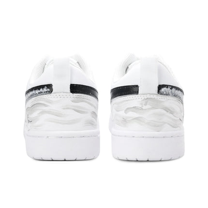 Scarpe da Skateboard Nike Court Borough Unisex Low Top Silver Moonlight BQ5448-100 (team1925-)