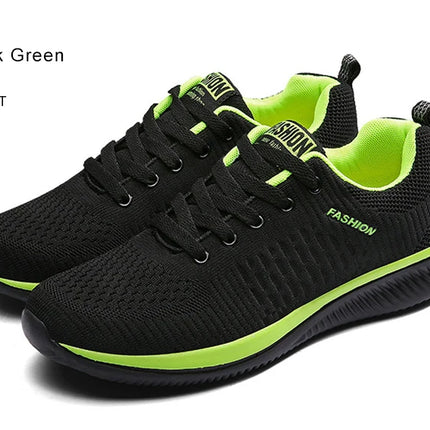 Scarpe da ginnastica da uomo e da donna in maglia, traspiranti, atletiche, da corsa, da passeggio