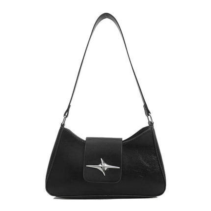 New Style Women's Bag with Lock Closure Fashionable Women Bag Trendy Embossed Women's Shoulder Bag Popular Crossbody Bag PlatiNum