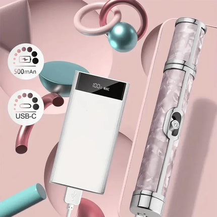 Electric Nail Drill Machine Rechargeable 500mAh Portable Nail File Kit 4 Speed Adjustable Manicure Tool for Nail Polishing Gel Removal Salon Beauty Care