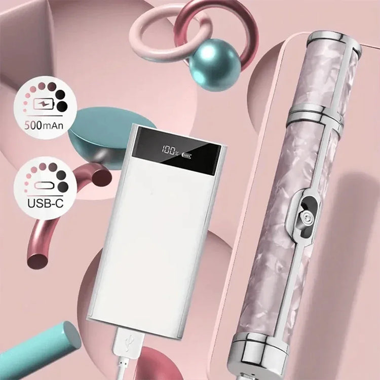 Electric Nail Drill Machine Rechargeable 500mAh Portable Nail File Kit 4 Speed Adjustable Manicure Tool for Nail Polishing Gel Removal Salon Beauty Care