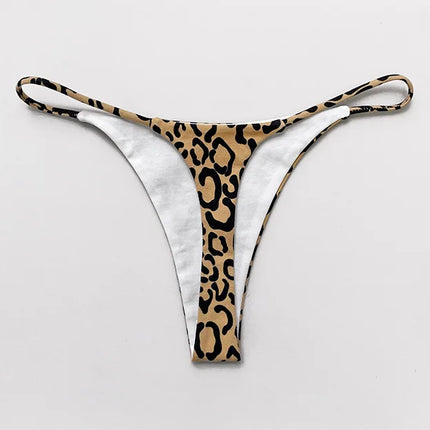 Cotton G String Leopard Women Panties Sexy Briefs Thong Low Waist T-back Bikini Underwear Seamless Femlae Lingerie Size S-XL