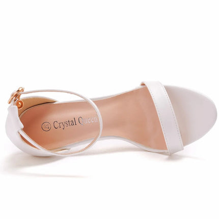 2026 spring Fashion Large Size 11cm Woman Sexy Dance Shoes Sandals Women Shoe Summer High Heels Stiletto Elegant Party Shoe PlatiNum