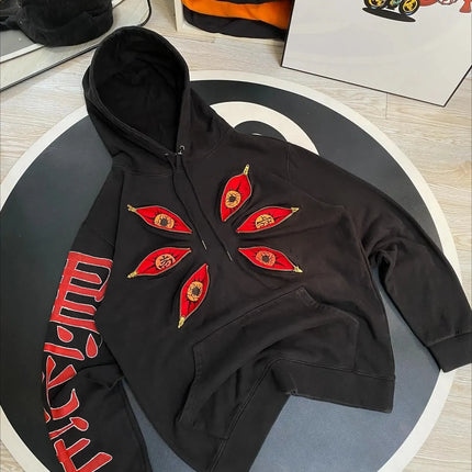 Cool Design Multi Zipper Sweatshirts Punk Street Hoodies Women Hip Hop Anime Hoodie Y2k Couples Plus Size Casual Streetwear