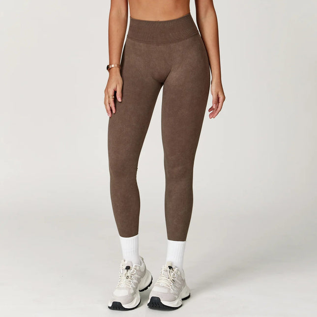 Yoga Pants Impact Leggings Women Seamless Sports Yoga Pant High Waist Ribbed Gym Clothes Fitness Workout Wear Scrunch Bum Tights PlatiNum
