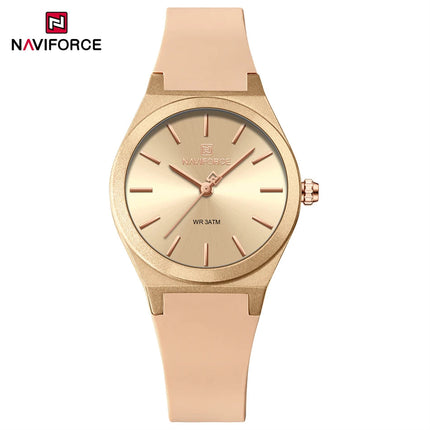NAVIFORCE 2025 Orologi moda donna Orologio al quarzo Sport Cinturino in silicone Orologi da polso da donna Orologio semplice Regalo relogios feminino platinumshop