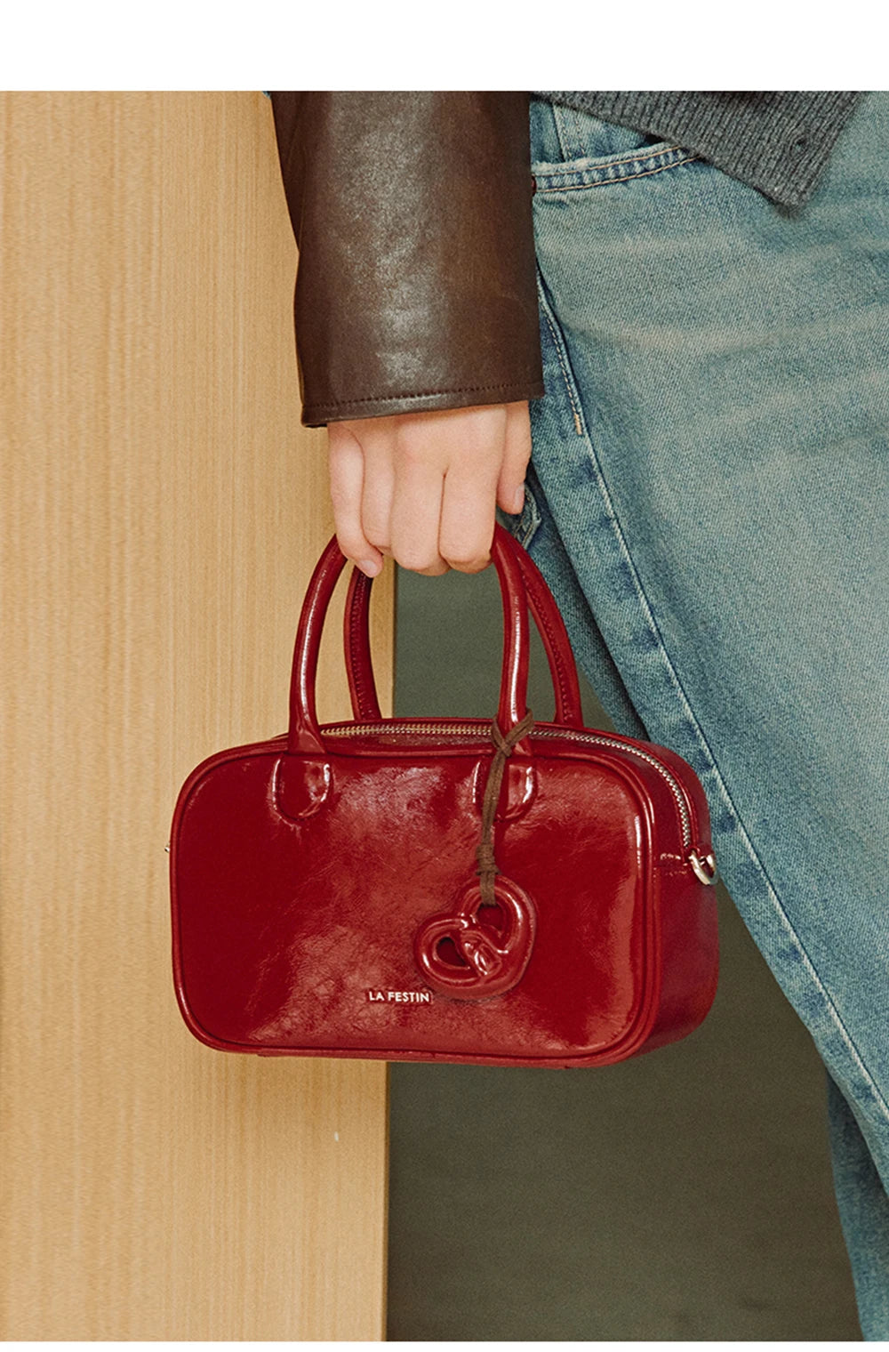 LA FESTIN Original Brand 2025 New Handbag Women Fashion Designer Shoulder Crossbody Bag lady Leather Bag Classic Retro Bag