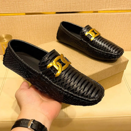 YRZL mocassini uomo scarpe Casual scarpe pigre fatte a mano mocassini da uomo mocassini traspiranti Slip on Big Size 48 mocassini da guida per uomo