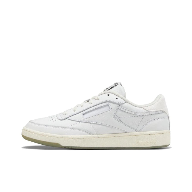 Reebok 85 Leather Spring Abrasion Resistant Lightweight Low top Skateboard Shoes Unisex White GZ1567