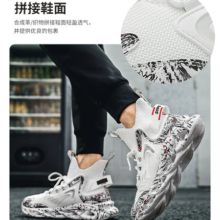 Scarpe da uomo Sneakers Uomo casual Scarpe da uomo tenis Scarpe di lusso Trainer Race Scarpe traspiranti mocassini moda Scarpe da corsa per uomo