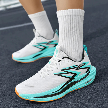 2026 NEW Men Sports Running Shoes Off Marathon Breathable Light Comfortable Women Athletic Sneakers Jogging Tenis Air Cushion PlatiNum
