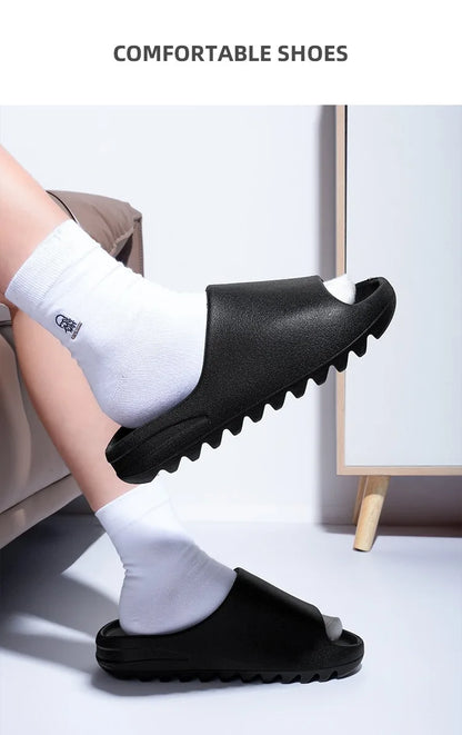 Women Men Slippers Fashion EVA Slides 2025 Summers Outdoor Beach Sandals Women Casual Shoes Man Flip-flops Men's Sandal