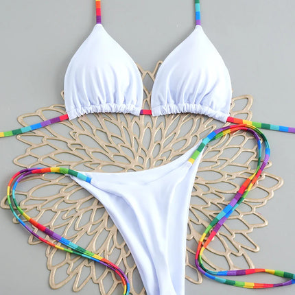 New Micro Sexy Bikini Set 2026, Brazilian Thong Swimsuit for Women, Sexy Biquini