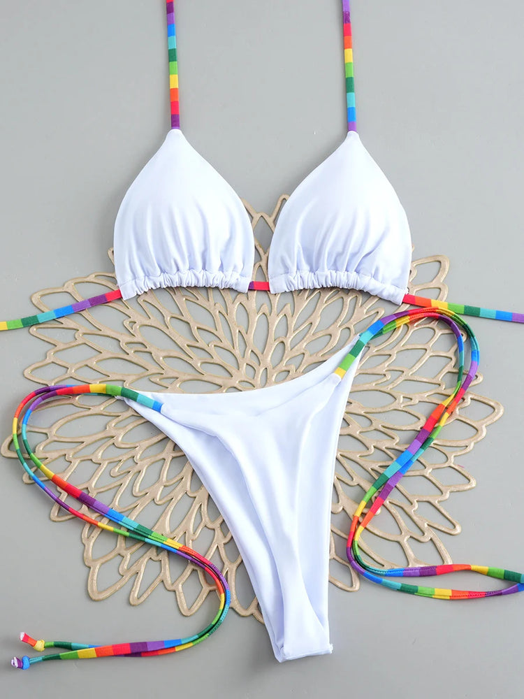 Nuovo Set Bikini Micro Sexy 2026, Costume da Bagno Brasiliano con Perizoma per Donna, Biquini Sexy
