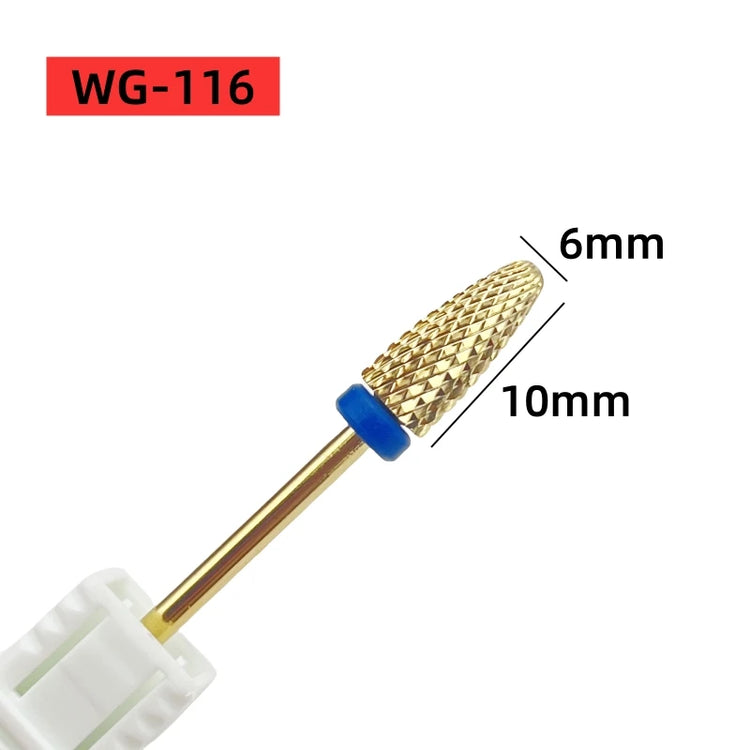 1Pc Bullet Carbide Nail Drill Bits Professional 3/32"Tungsten Flame Nail Bit Manicure Acrylic Gel Remover Nail Accessories Tools