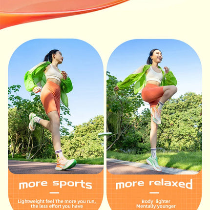 ONEMIX YUE SHUANG Running Shoes for Men Air Cushion Athletic Couple Trainers Sport Runner Shoes Outdoor Women Walking Sneakers PlatiNum