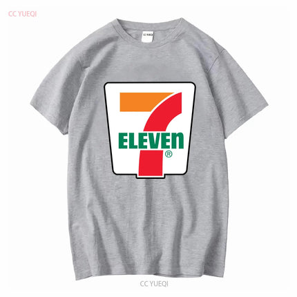 New 7 ELEVENE Gas Station Store T-Shirt Black Sizes S 5XL Long Sleeve Vintage Washed Designer Clothes Fashion Streetwear