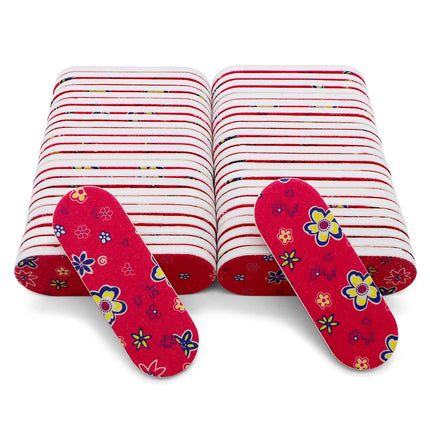 50Pcs Mini Double‑Sided Nail File Sanding Block Colorful Foam Polishing Board For Manicure Pedicure Nail Beauty Work