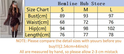 Women's Elegant Mini Dress with Ruffles and Floral Print, Long Sleeves, Deep V-Neck, Slim A-Line Dress 2026, New Women's Dress for Holidays and Street Style