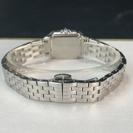Classico orologio al quarzo quadrato retrò con numeri romani, orologio da coppia, orologio da uomo e da donna di lusso, regalo alla moda in acciaio inossidabile platinumshop