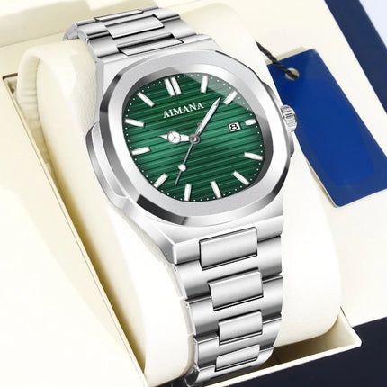 Orologio al Quarzo Ultra-Sottile Impermeabile da Uomo con Calendario, Design Leggero di Alta Gamma per un Look Elegante