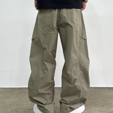 Mens Cargo Jogger Pants American Outdoor Multi Pocket Loose Baggy Lightweight Casual Trendy Fashion Hiking Streetwear Pants