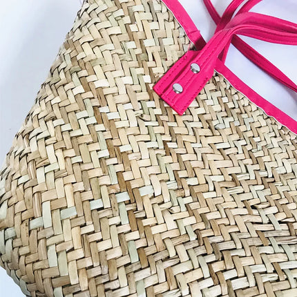 2025 Summer Woven Straw Bag New Vacation Beach Bags Fabric Customizable Letter Large Capacity Crossbody Bag Women Handbags
