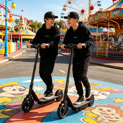 Monopattino Elettrico JUICEASE 15KM/H, Batteria 25V, Freno a Pedale, Motore 250W, Scooter Elettrico per Bambini, Idea Regalo