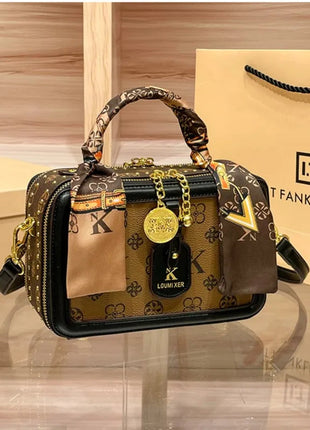 Brand Women's Bag 2025 New Style Light Luxury Western Style High Quality Handbag Designer Casual Versatile Crossbody Bag PlatiNum