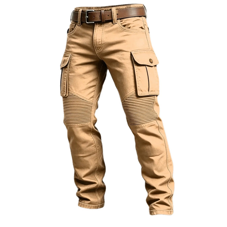 2026 Cotton Men's Pants Large Size Multi-pocket Loose Overalls Outdoor Sports Training Jogging Casual Pants Loose Comfortable