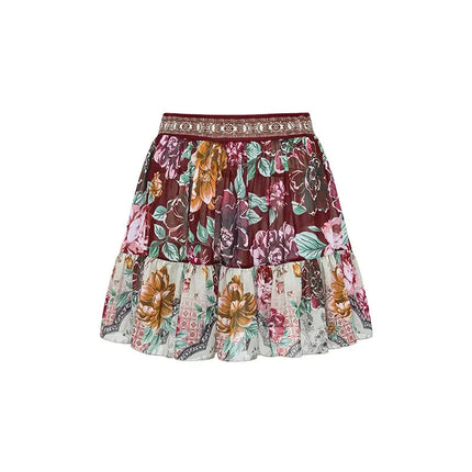 Costume da bagno vintage da donna sexy, bikini o intero, con stampa peonia, scollo a V, push-up, modellante, per la spiaggia platinumshop